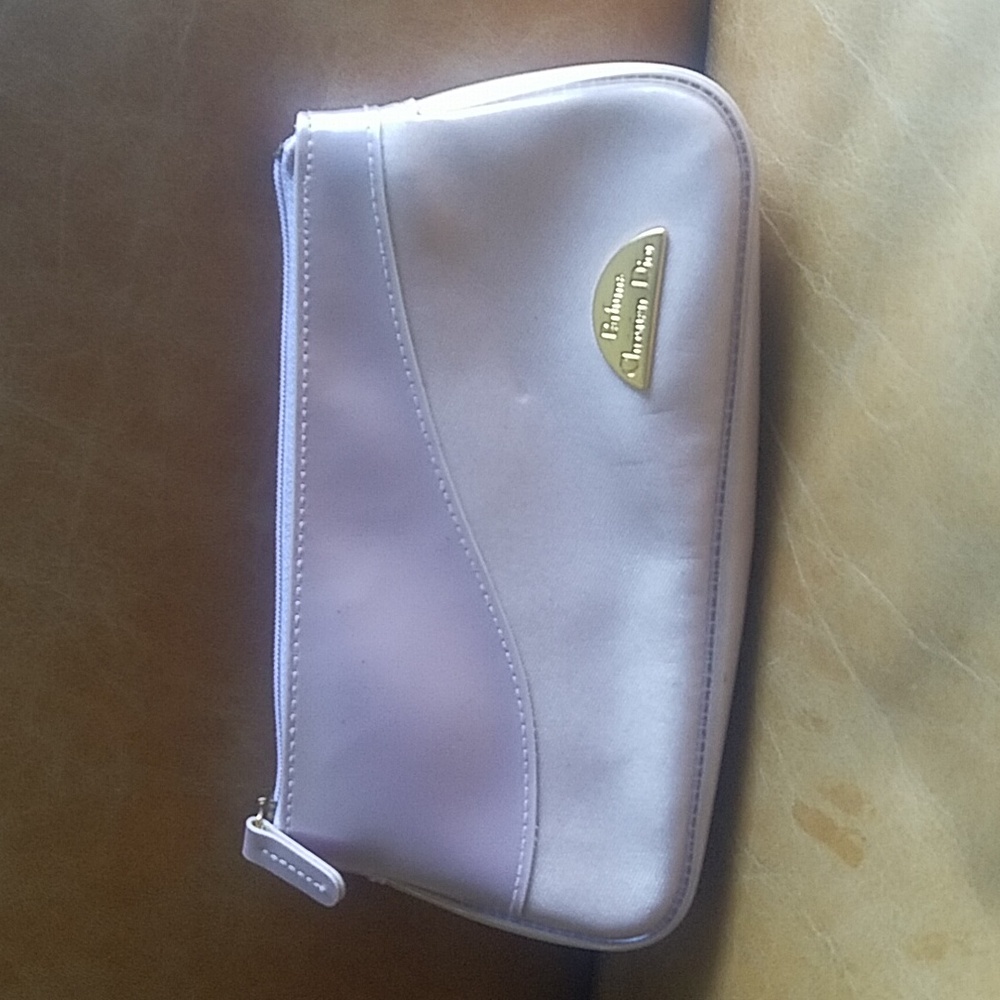 Christian Dior cosmetic travel bag pink retro